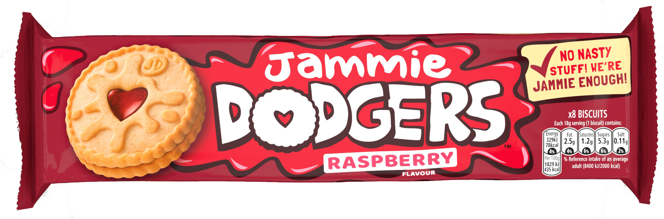 Jammie Dodgers Raspberry Flavour