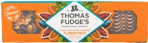 Thomas Fudge's Dark Chocolate Orange Florentines