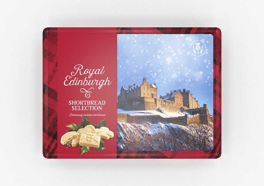 Royal Edinburgh Shortbread Selection Xmas Tin