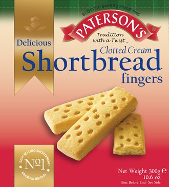 Paterson’s Clotted Cream Shortbread Fingers alt tag
